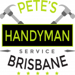 Pete's Handyman Logo on Transparent Logo