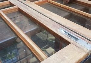 recycled timber bi fold windows