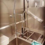 Vegetable washer extendable tap